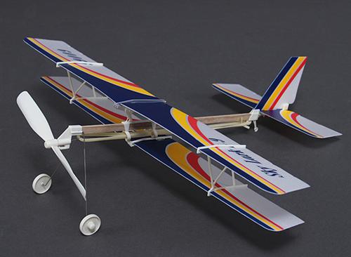 Skylark L-9 Rubber Powered Freeflight Model 2 in 1 Monoplane or Bi-plane [348000003]